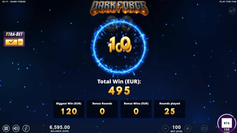 Dark Forge - একটি গাঢ় রঙের স্কিম-সহ সুপার ফ্রি স্পিনস বোনাস মোড